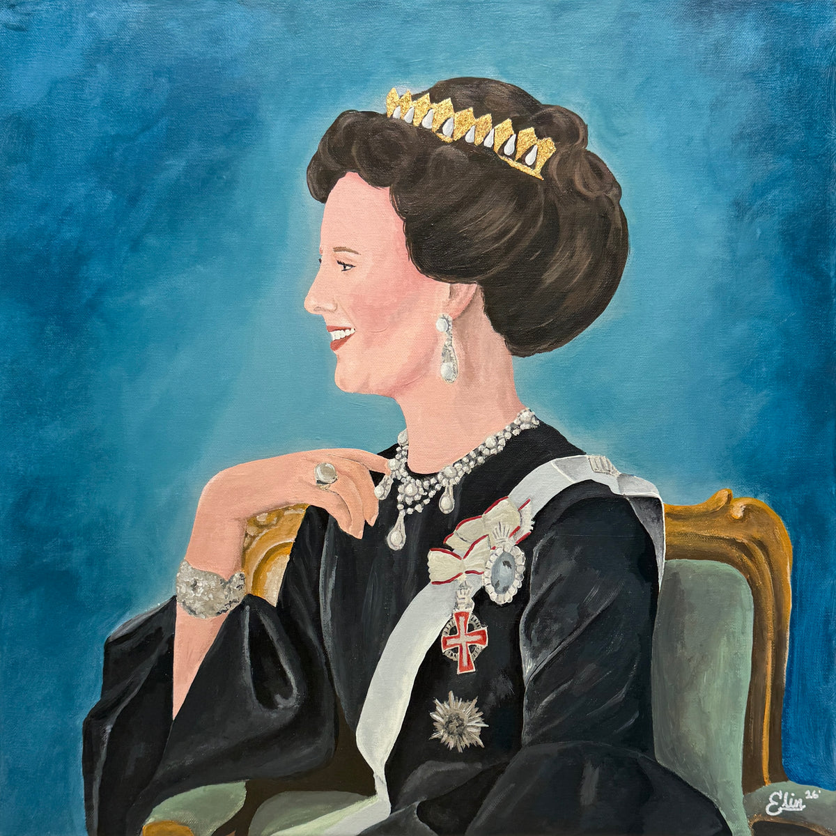 50x50 | Hennara hátign