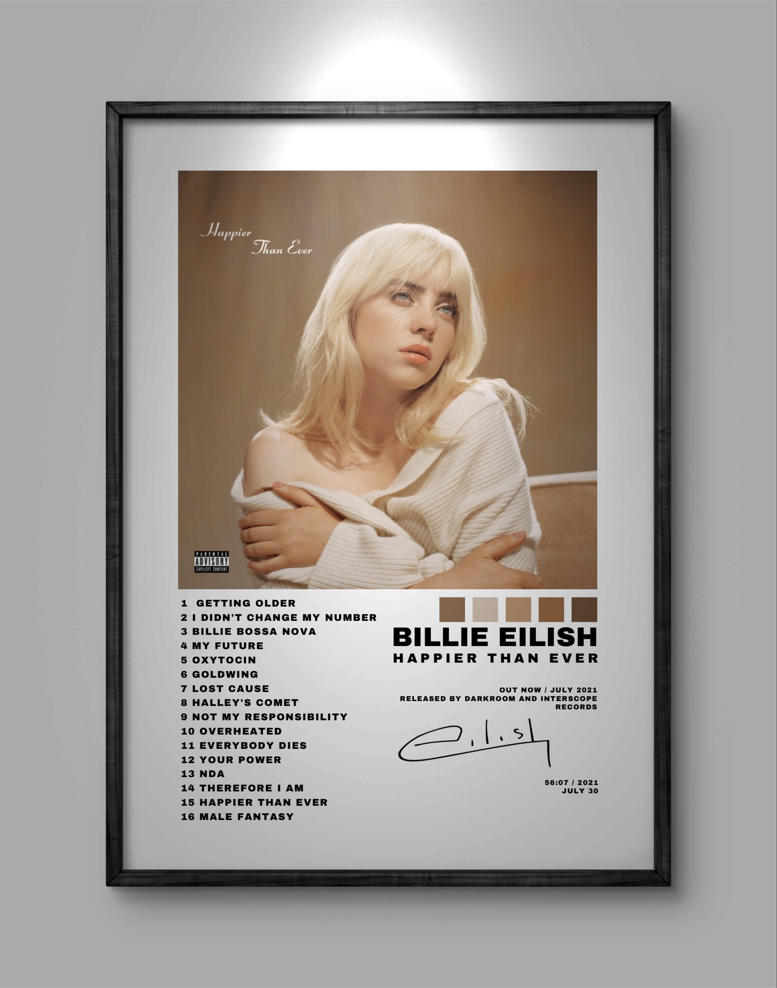 Billie Eilish - Happier Than Ever 限定版 Billie Eilish Happier Than Ever CD Pop Music CD album new