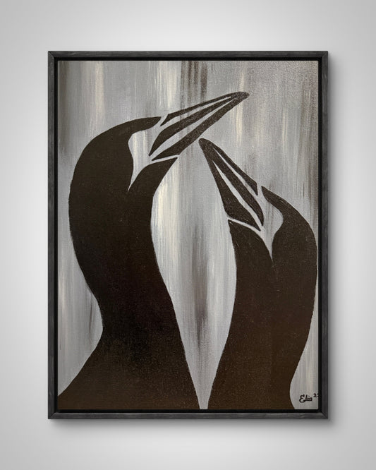 30x40 | Súla (blátt)