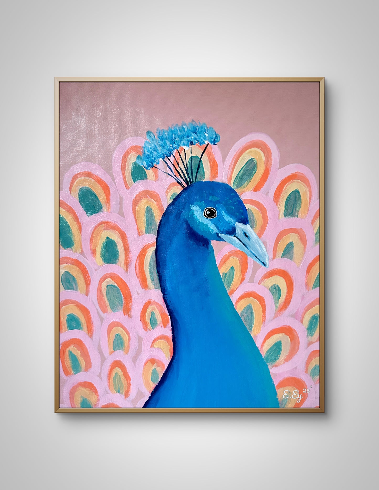 24x30 | Páfuglur