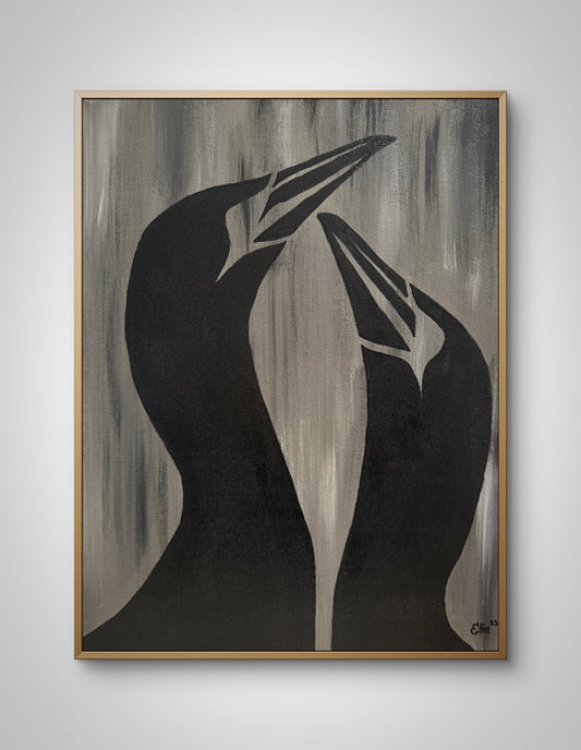 30x40 | Súla (brúnt)