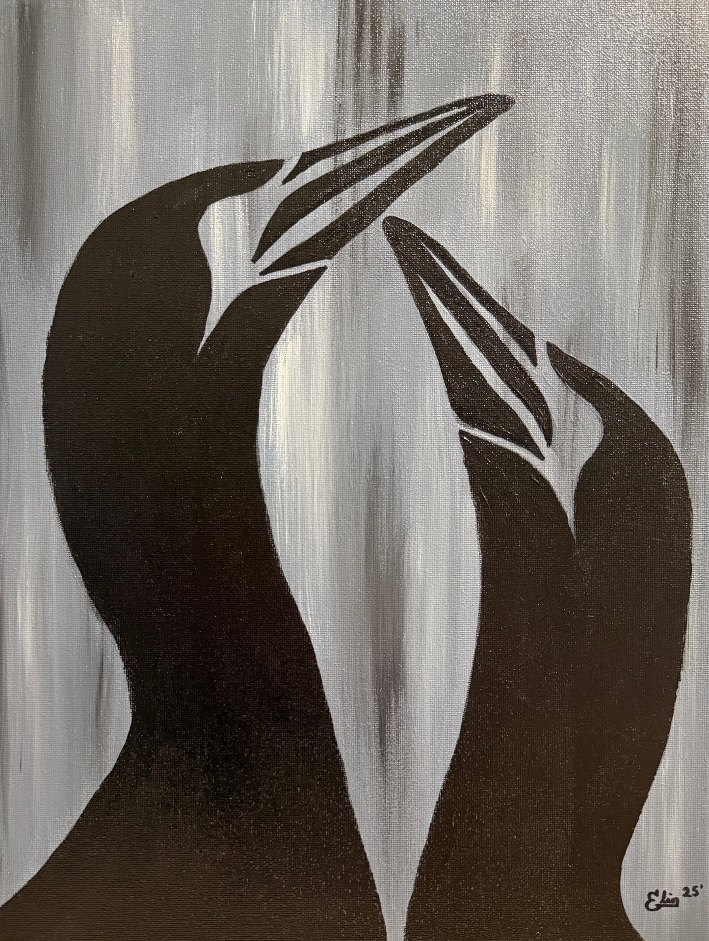 30x40 | Súla (blátt)