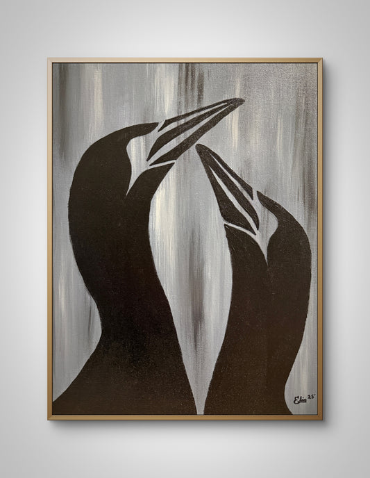 30x40 | Súla (blátt)